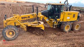 New SDLG G9190F Motor Grader Plowing Road Building