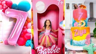 MALIBU BARBIE 7th Birthday Party! All BARBIE Everything!