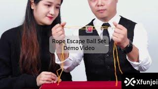 Xfunjoin Rope Escape Ball Set Magic Prop Demo Video