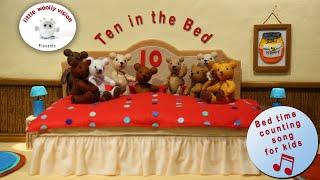 Ten in the Bed - With Teddy Bears! | Little Woolly Vision - Stop-Motion Animated Kids Songs