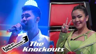 Saw Kyaw Thura Min: "အမှတ်တရလမ်းကလေး" | The Knockouts - The Voice Myanmar Season 3, 2020