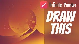 Minimal Landscape - Infinite Painter Tutorial #9