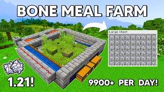 Minecraft EASY Bone Meal FARM FOR ANY WORLD Tutorial 1.21+