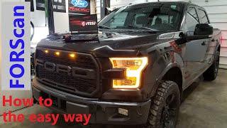 FORScan F150 mods.  New easy way with no spreadsheet!