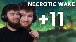 Tanking +11 Necrotic Wake in The War Within, Week 3. Protection Warrior POV. 2668 RIO