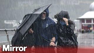 Thunderstorms to batter UK after spell of warm, dry weather