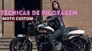 TÉCNICAS DE PILOTAGEM - MOTOS CUSTOM | por Day Miguel ︎