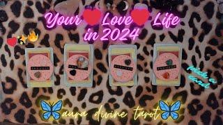 your love life in 2024! pick a card tarot reading