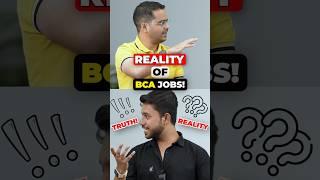 Reality of BCA Jobs & SalaryAfter BCA Jobs? IPU BCA Student Interview! #shorts #bca #bcacourse