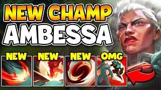 THE NEW CHAMP AMBESSA IS HERE AND SHE'S LITERALLY THANOS (MOST BROKEN ULT EVER)