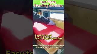 3 PE EPE EVA XPE Foam Manual Hot Plate Bonding Machine | Easy To Bond Foam Tray / Foam Box | Heating