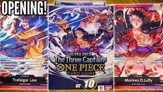 Unboxing The BEST One Piece Starter Deck! (The Three Captains)