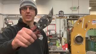 HOW TO USE TIN SNIPS - THE RIGHT WAY!