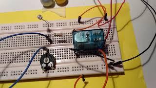 6.- Transistor y Relé. Controlando un motor por el nivel de luz del sensor.