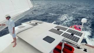 Ultra flache, begehbare Marine Solarmodule der Serie-20, Präsentation BOOT 2016 SunWare