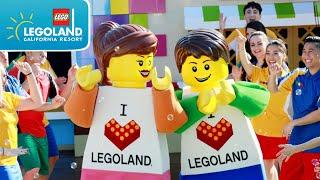 LEGOLAND California Resort Welcomes NEW characters Jake and Emily! | 20th Birthday Celebration Party
