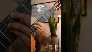 Cmaj7 chord on guitar