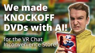 I designed a B-Movie with AI | Collab with @walljumpcreations for the VR Chat Inconvenience Store