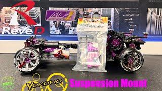 Yokomo Purple Aluminium Suspension mount - for my ReveD MC-1