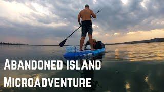 MICROADVENTURE wild camping on the artificial island