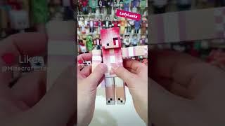 LadyLeska Леска 3D-игрушка Майнкрафт #minecraft #майнкрафт #леска #градус #райм