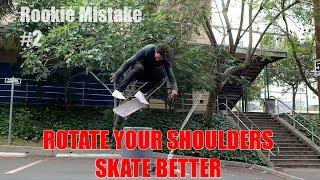 Rotate Your Shoulders to Skate Better - ROOKIE MISTAKES #2