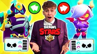 WYBIERAM NAJLEPSZEGO SKINA ze WSZYSTKICH SEZONÓW KARNETU w BRAWL STARS