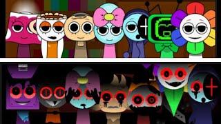 Incredibox Play Sprunki x Dandy's World mod normal vs horror