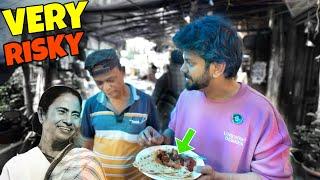 I reviewed EXTREME food around DIDI’s college  *HAZRA food tour*