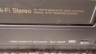 Review of what used to be Mr. Magnetoscope's Sony SLV-701HF VCR