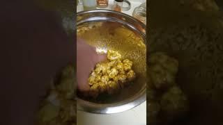 Roasted Curry Cauliflower with Peach Jam,, Sweet & Savory