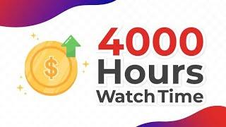 How To Complete YouTube Watch Hours In 7 Days