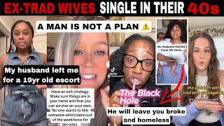 EX TRAD WIVES SPEAKS OUT: WOMEN ARE LEFT BROKE, SINGLE & HOMELESS IN THEIR 40s | TIK TOK COMP