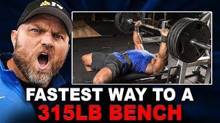 How To Bench Press 315 POUNDS For The FIRST TIME