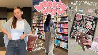 weekly vlog | book shopping, bestie hangouts, hobby chats