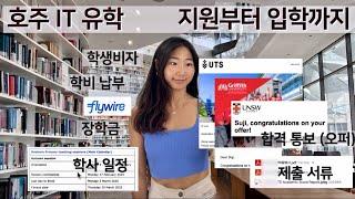 호주 IT 유학 지원부터 입학까지 타임라인 | UTS, UNSW, Griffith | 장학금