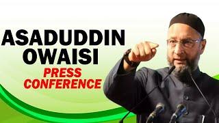 Asaduddin Owaisi Press Conference | AIMIM | Tirumala Temple | Waqf board | BJP | Minority