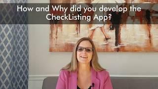 Interview With CheckListing  Co-owner, Victoria Carter, explaining benefits  of this Realtor APP