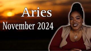 ARIES "Moving Into THE SPOTLIGHT - Aligning With Success | NOVEMBER 2024 | Psychic Tarot Reading