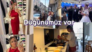 BİRLİKTE HAZIRLANALIMDÜĞÜN GÜNÜ|ÇOK YORULDUM|AKŞAM YEMEĞİ HAZIRLIĞI|ŞİNİTZEL PESTO SOSLU MAKARNA