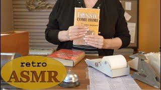 Retro ASMR  Library Crinkles, 1966  Books, Stamping (Soft Spoken)