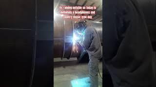 Hardwire welding #bluecollar #welding #migwelding #worklife #welder #boilermaker#work #oshaapproved