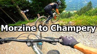 Dreamy MTB Laps Morzine to Champery