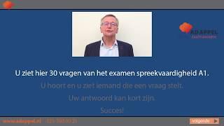 A1 - 30 examenvragen - set 1 (2023)