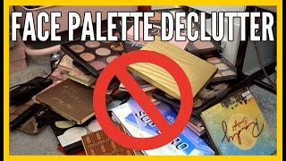 HUGE FACE PALETTE DECLUTTER  | makeupwithalixkate