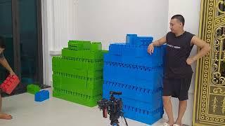 Hậu trường tháp Lego của Nờ Tờ Nờ - NTN Vlogs Nguyễn Thành Nam