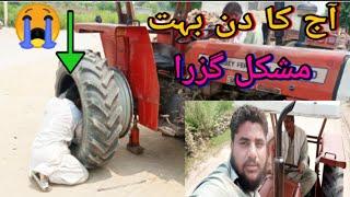 Aj Ka Dan Bhot Mushkil Guzra |Tractor Tire Blast |Pothwari Vlogs