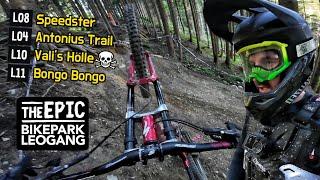 Da bin ich ein paar Mal fast gestorben! | DOWNHILL Strecken im BIKEPARK LEOGANG + Vali´s Hölle