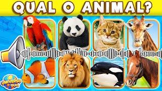 Adivinhe os ANIMAIS pelo SOM | Desafio dos Bichos | Adivinhe o Som dos Animais