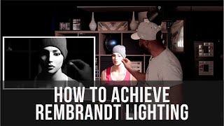 How To Achieve Rembrandt Lighting | Portrait Lighting Mini Series